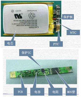 鋰電池保護板之電池線路板