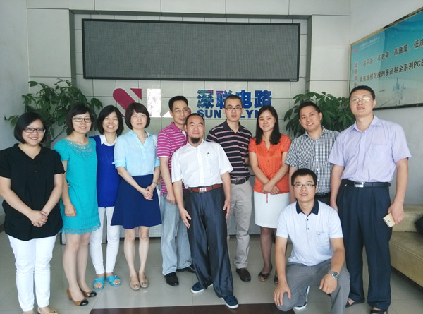 安德魯客戶采購總監(jiān)來訪合照